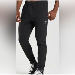 Gymshark react joggers black sweatpants pockets